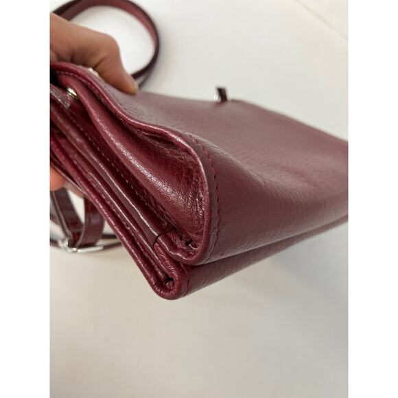 BRIGHTON SMALL PEBBLED LEATHER EMBOSSED ANIMAL CROSSBODY BAG - Picture 9 of 16